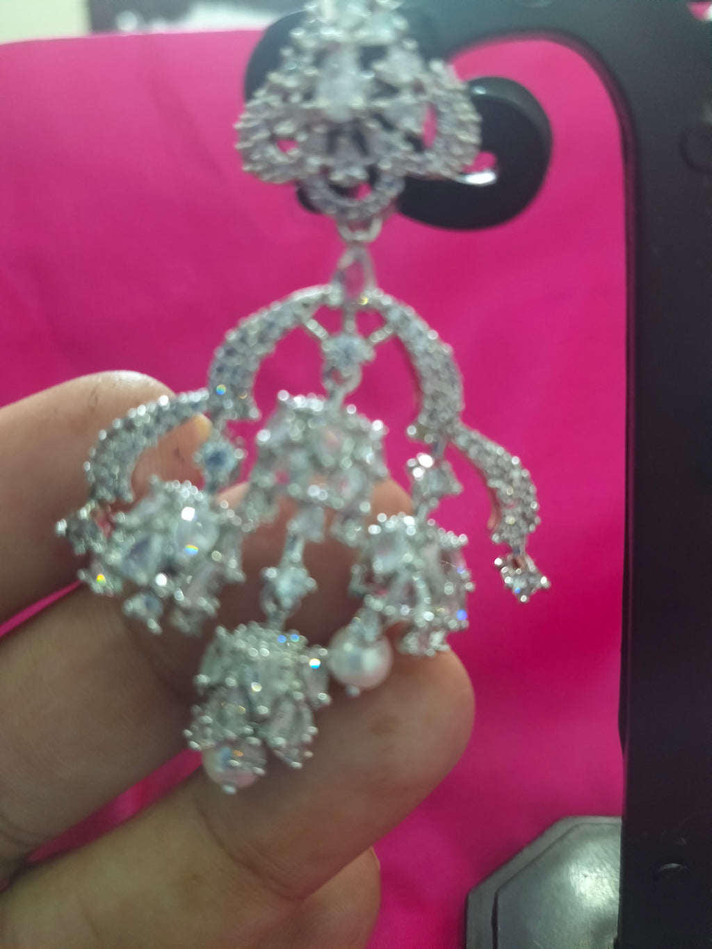 Trending earrings with 4 jhumkas - Silver finish