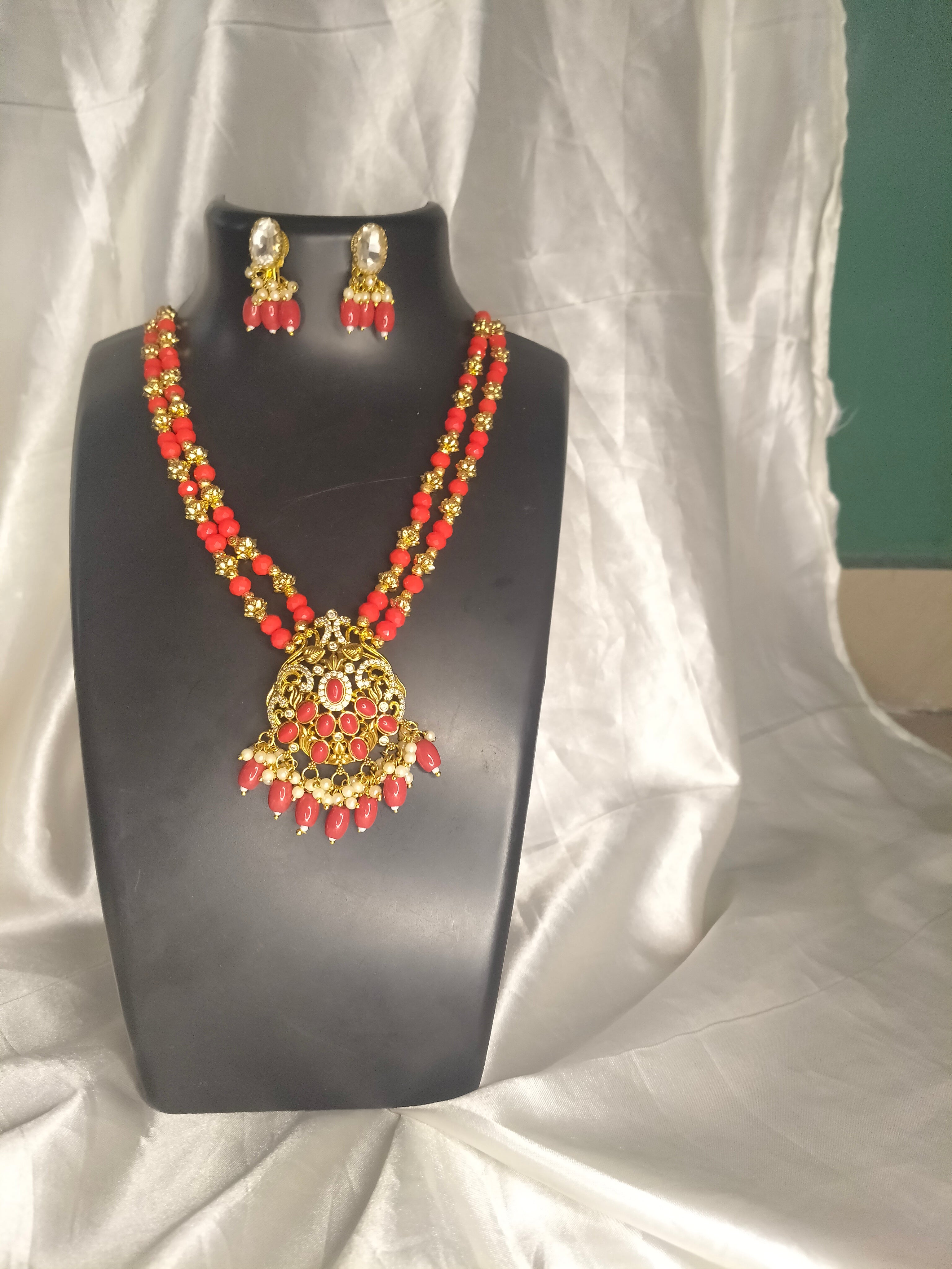Onyx beads - jewelry set