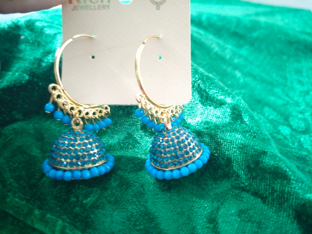 Jhumka with Ring hanging