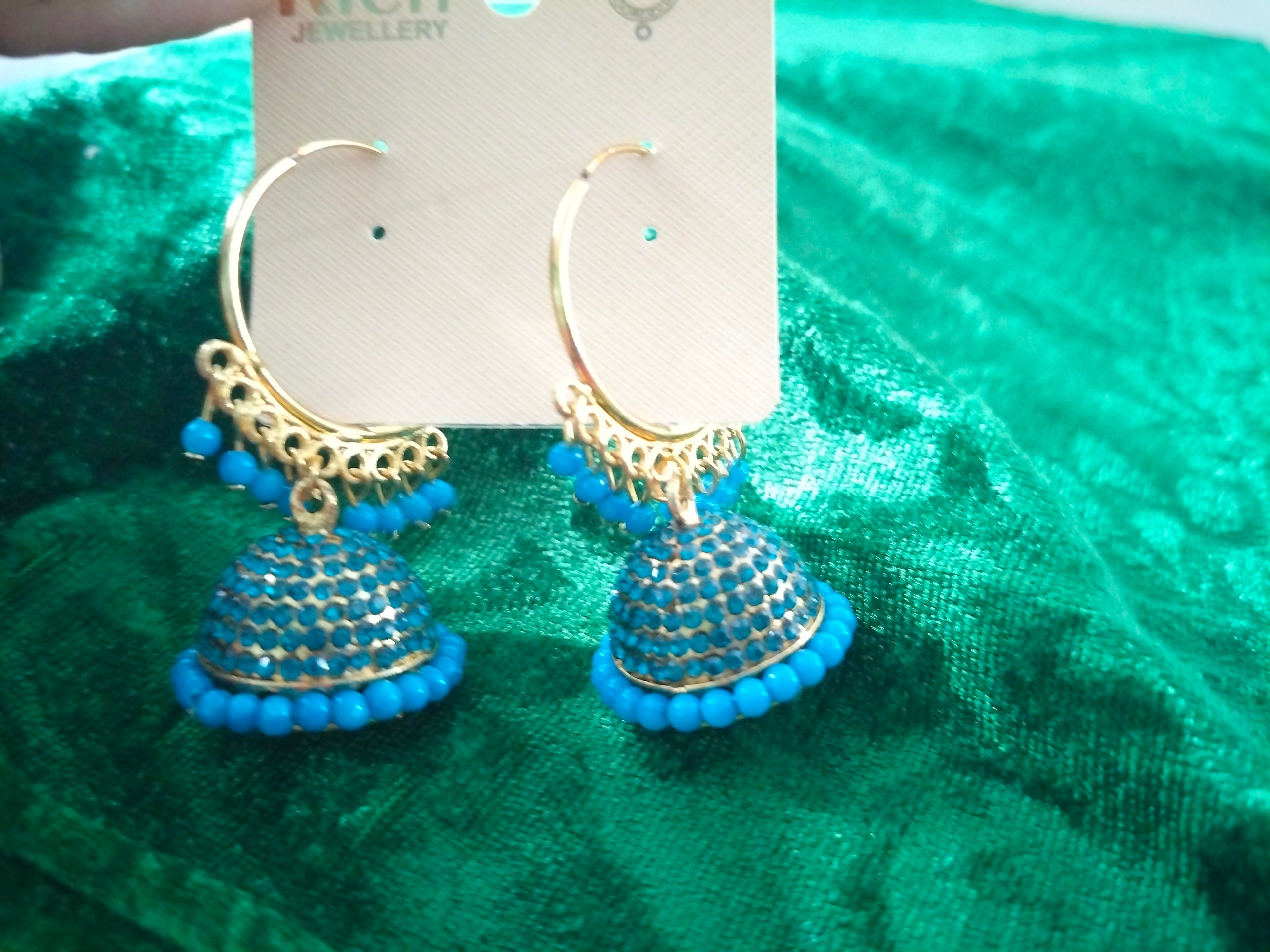 Jhumka with Ring hanging