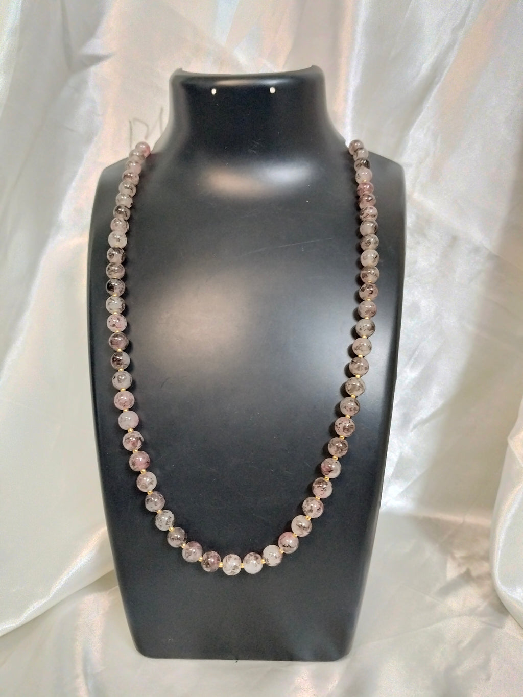 Strawberry quartz beads - 8 mm