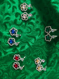 Small cz earrings