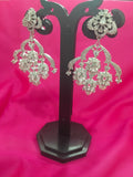 Trending earrings with 4 jhumkas - Silver finish