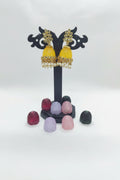 Changeable jhumkas - 5 colors
